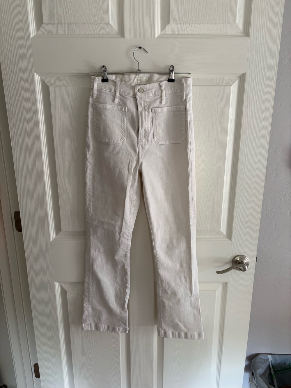 mother jeans the hustler patch size 27